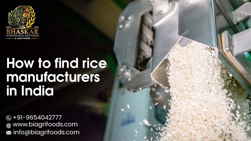 Rice Manufacturers in India