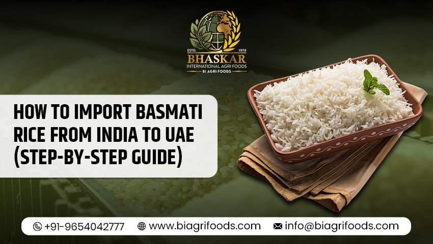 Basmati Rice from India to UAE