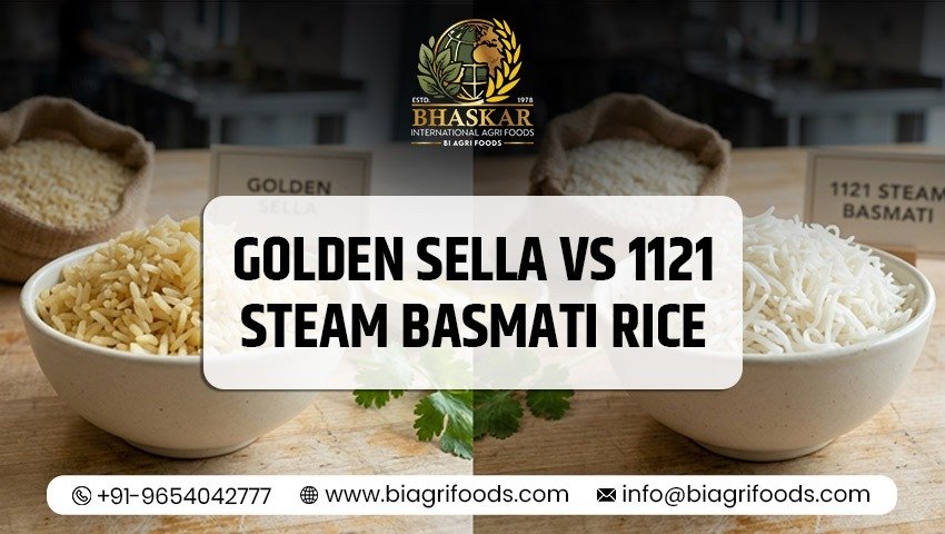 Golden Sella vs 1121 Steam Basmati Rice